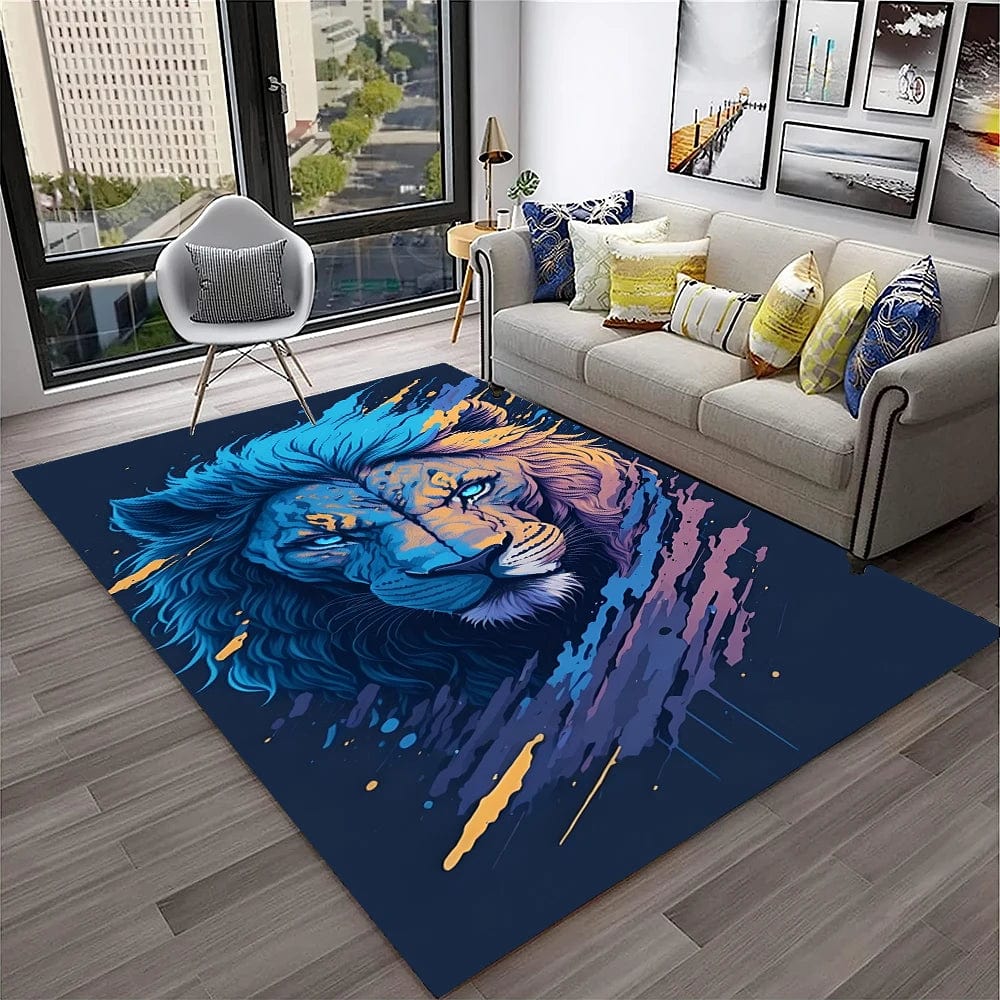 Canvanation Tapis De Chambre - 3D Dream Lion Animal