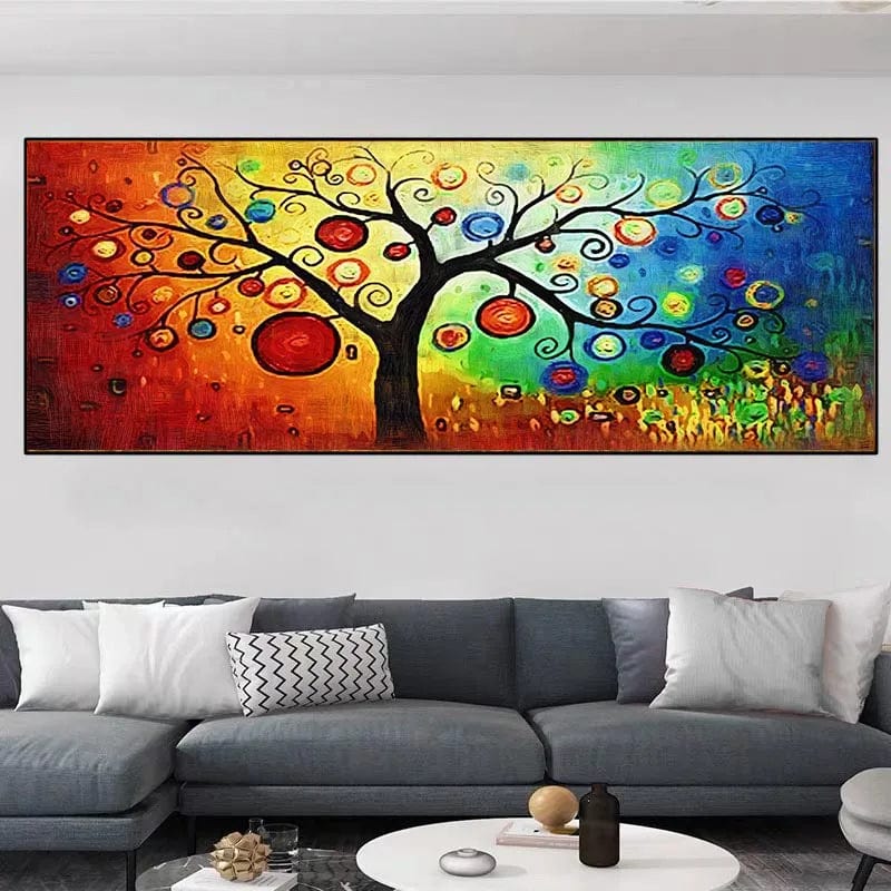 Canvanation B / 50x150CM Affiche Arbre De Vie - Symphonie de la Nature