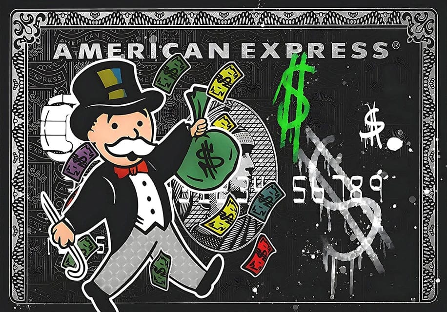 Canvanation W4555-1 / 20x30cm Affiche Alec Monopoly American Express