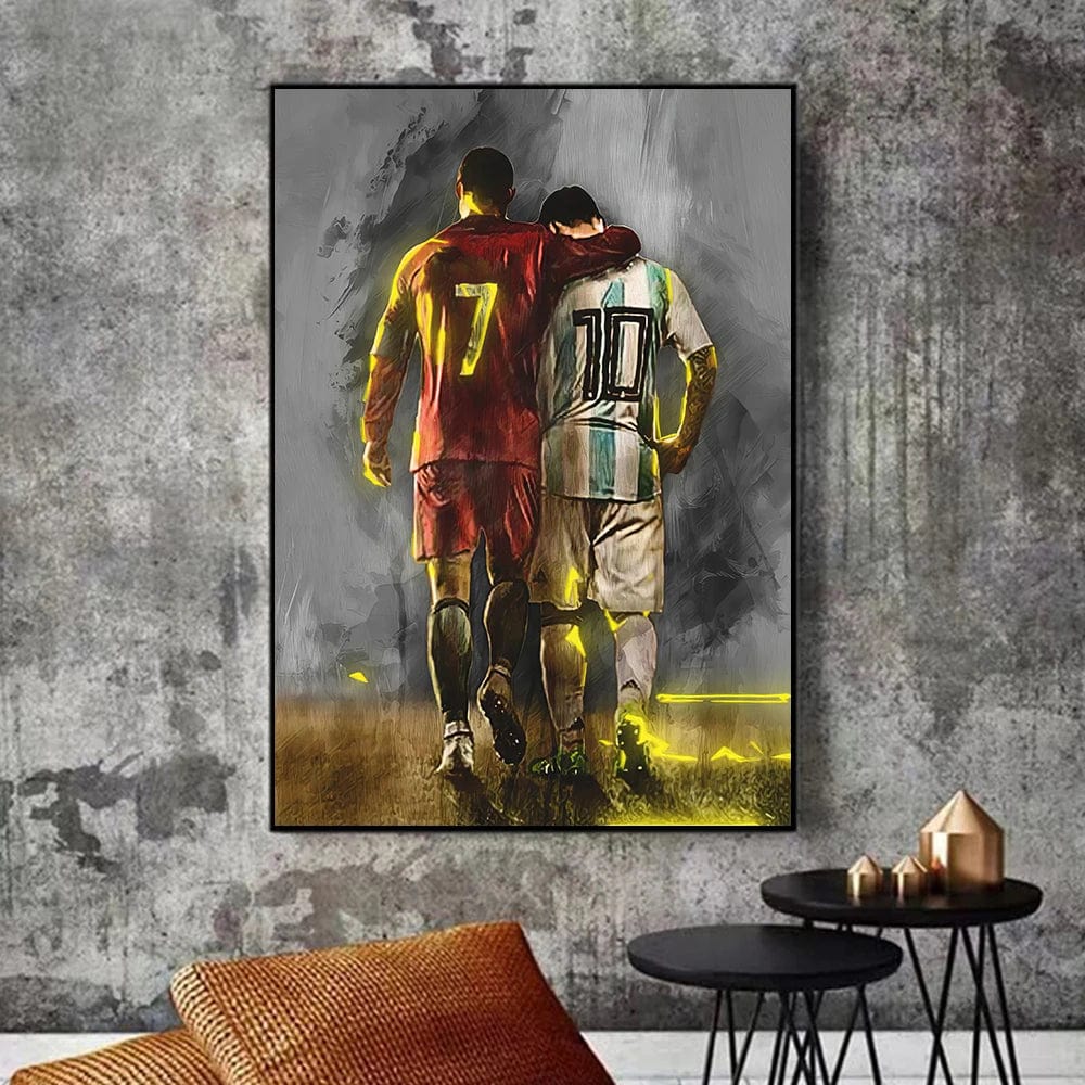 Canvanation Affiche Joueur De Football