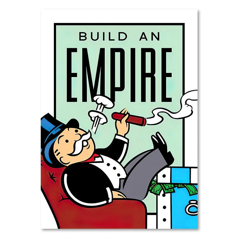 Canvanation 21x30cm / TM0002-16 Monopoly Affiche Motivation