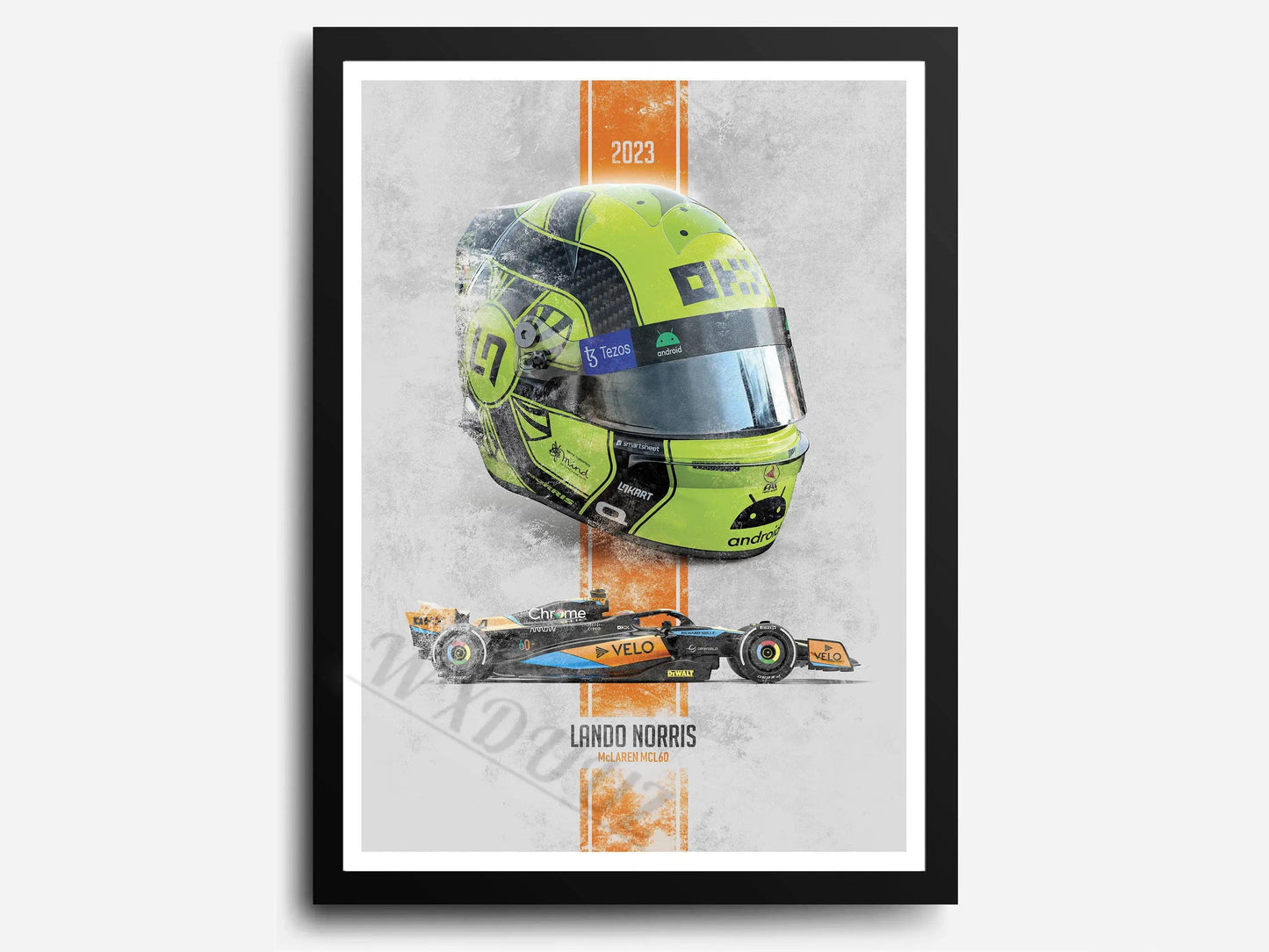 Canvanation 15 / 40x50cm Affiche 2023 Saison Retro Formule 1 80S