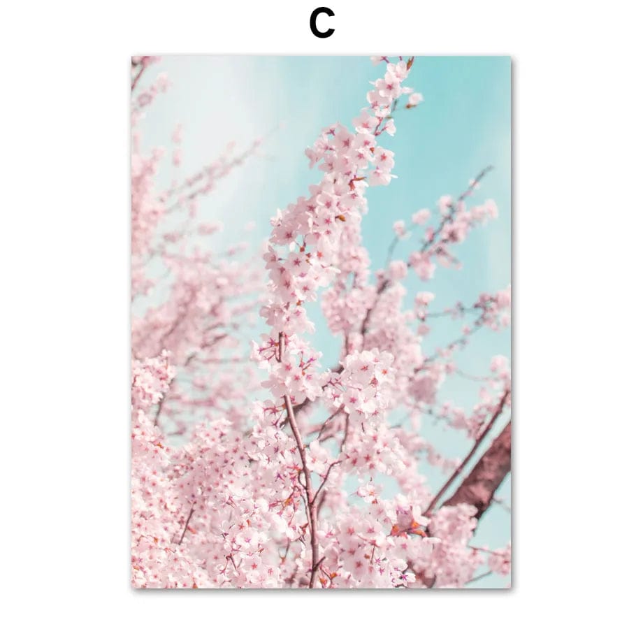 Canvanation A3594 / 40X60cm Affiche Japonais Tokyo Cherry Mount Fuji Miyajima
