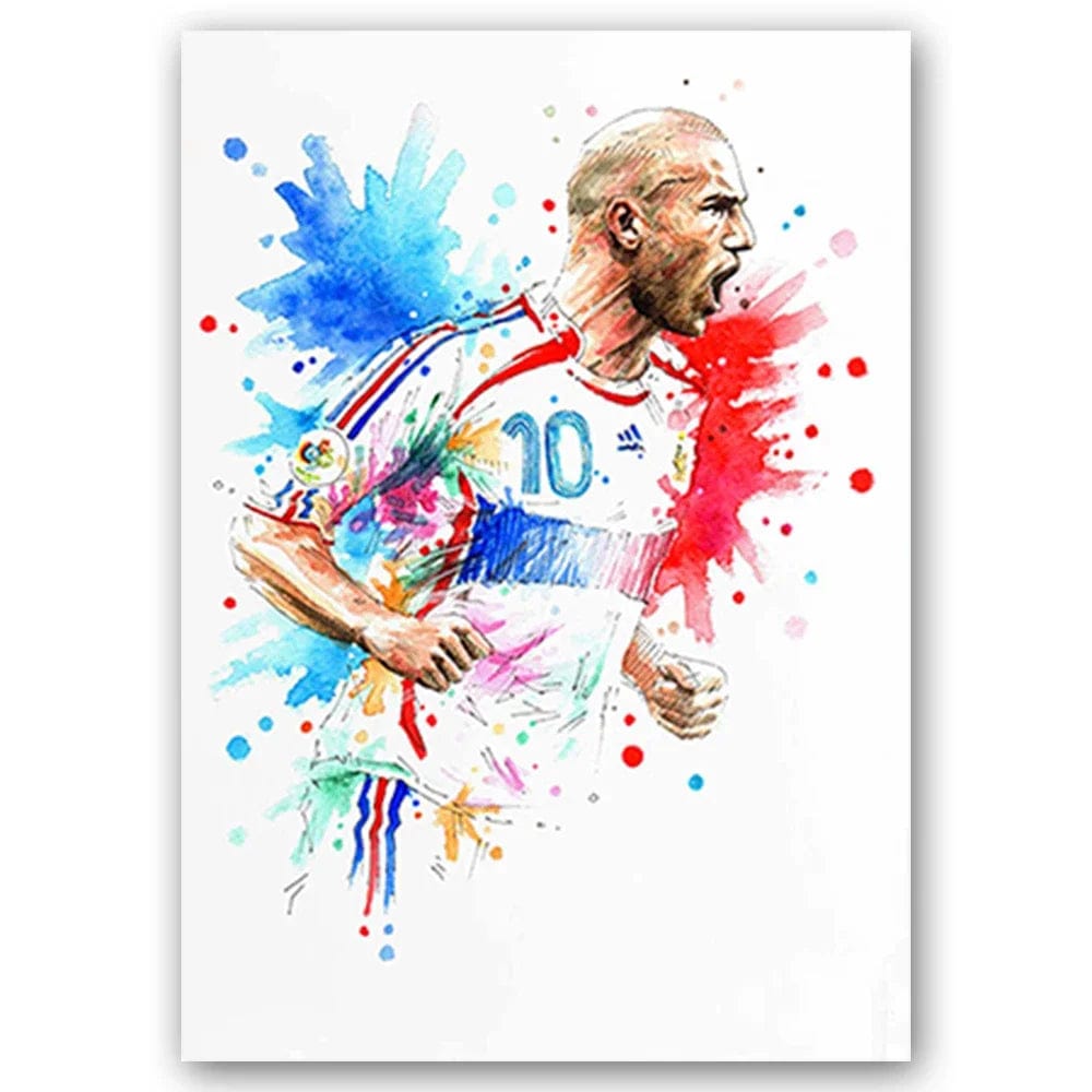 Canvanation 9 / 40x60cm Affiche Joueur De Foot