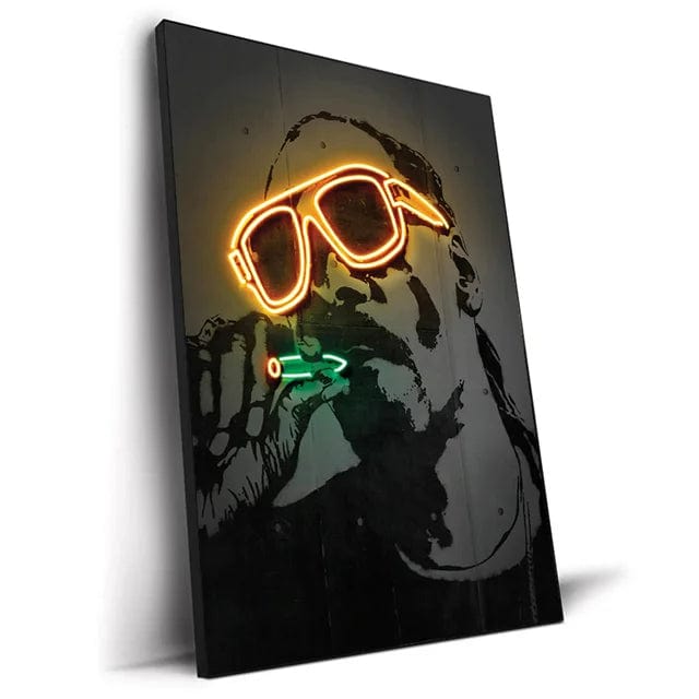 Canvanation C / 20x30cm Affiche Abstrait Neon Rap Star