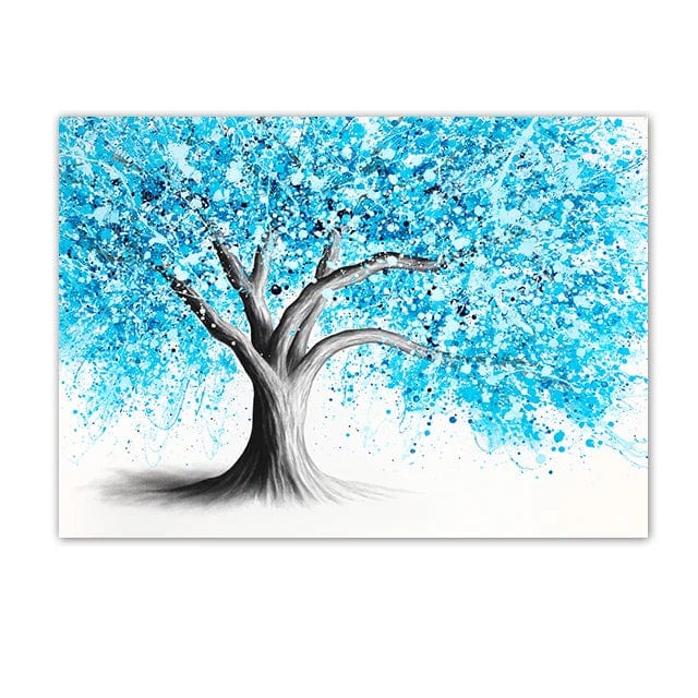 Canvanation Affiche - Arbre De Vie Coloré Gustave Klilmt