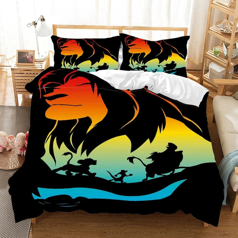 Canvanation F / 240x220cm Housse De Couette - Disney Lion King Simba