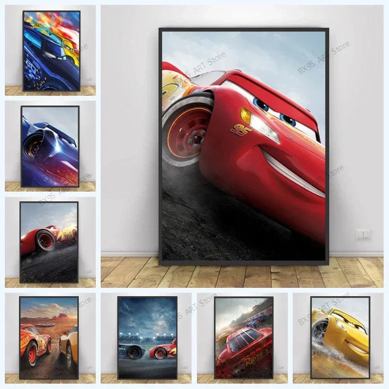 Canvanation Affiche McQueen Voiture Anime