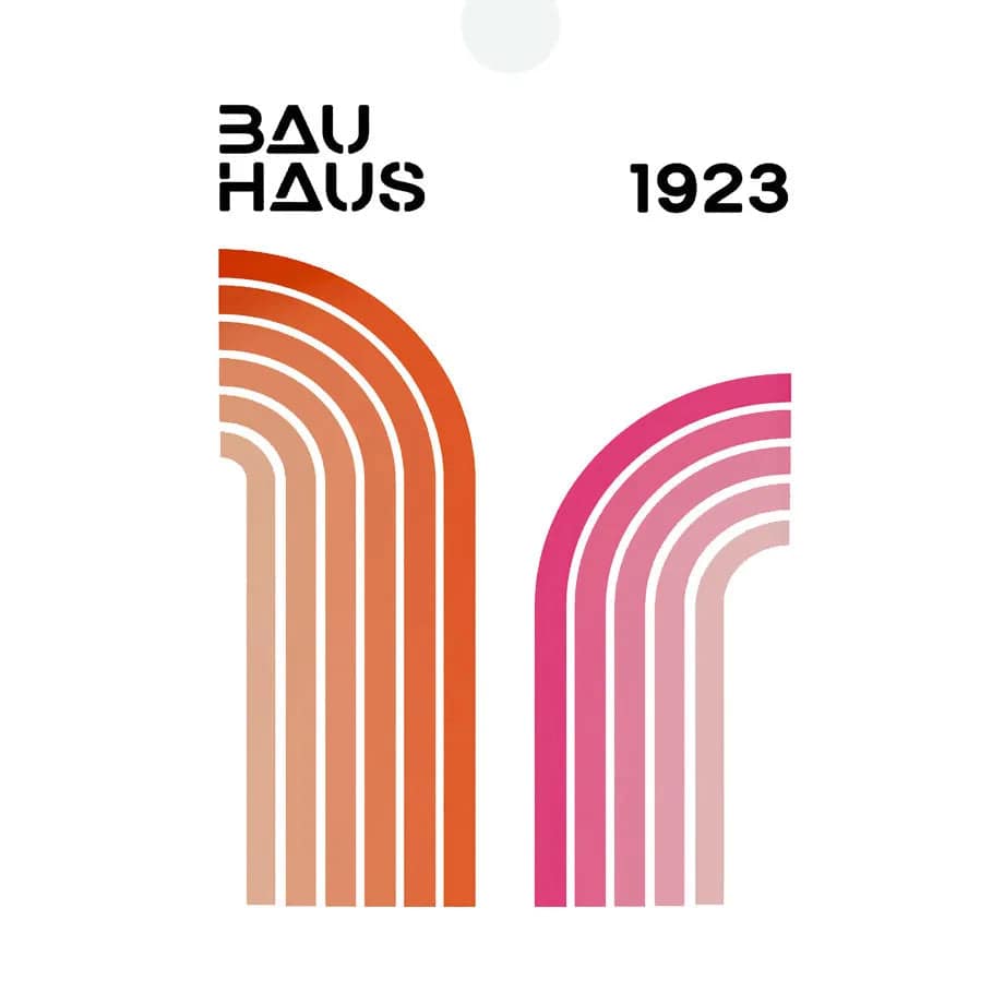 Canvanation Affiche Abstraite Moderne Bauhaus