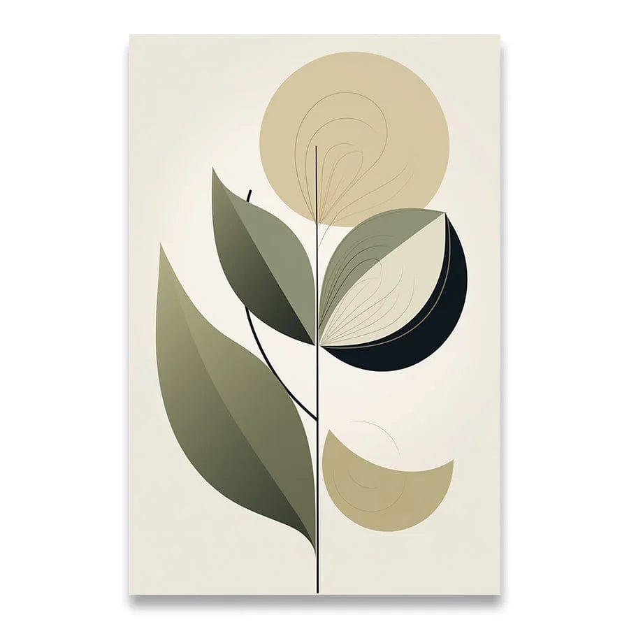 Canvanation 9 / 40x50cm Affiche Minimaliste - Fleurs