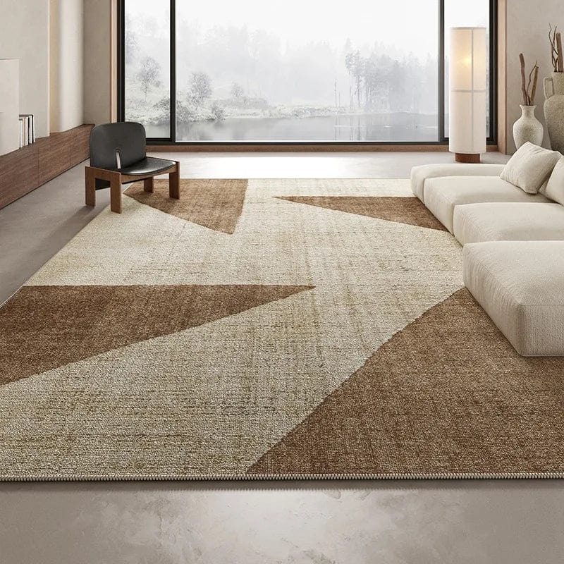 Canvanation 7 / 120x160cm Tapis De Salon Beige Minimaliste