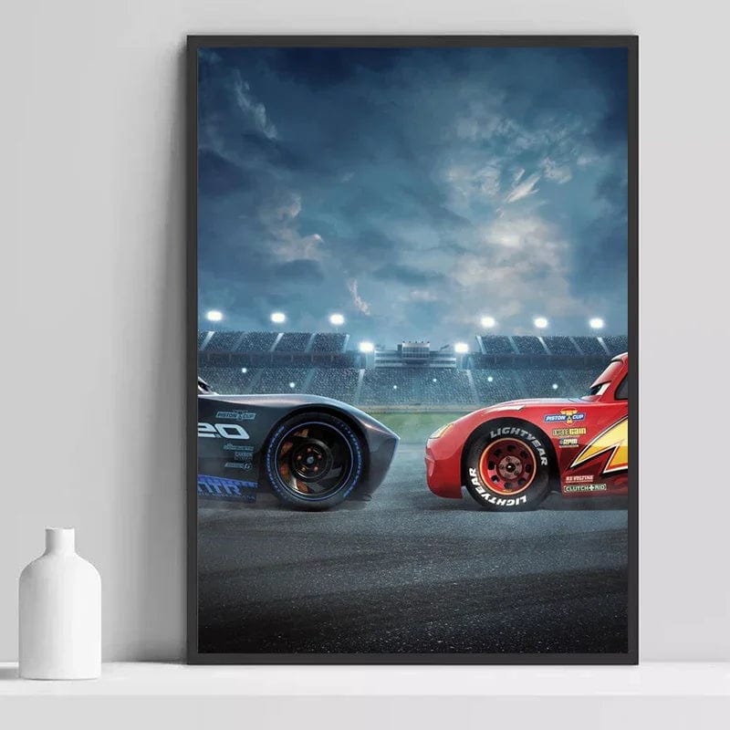 Canvanation H / 40x60 cm Affiche McQueen Voiture Anime