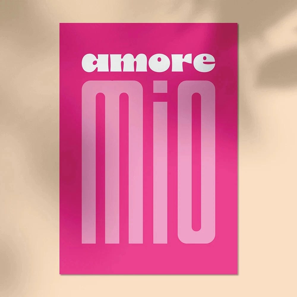 Canvanation 31 / 20x30cm Affiche Citation Ciao Amore Espagnol
