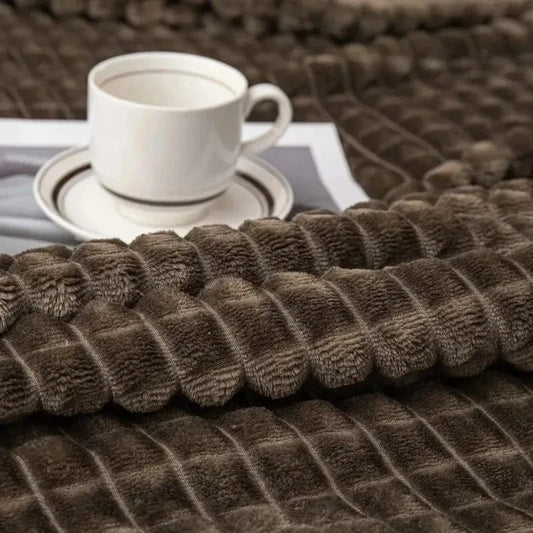 Canvanation 200x200cm / Blanc Couverture Polaire Blanc