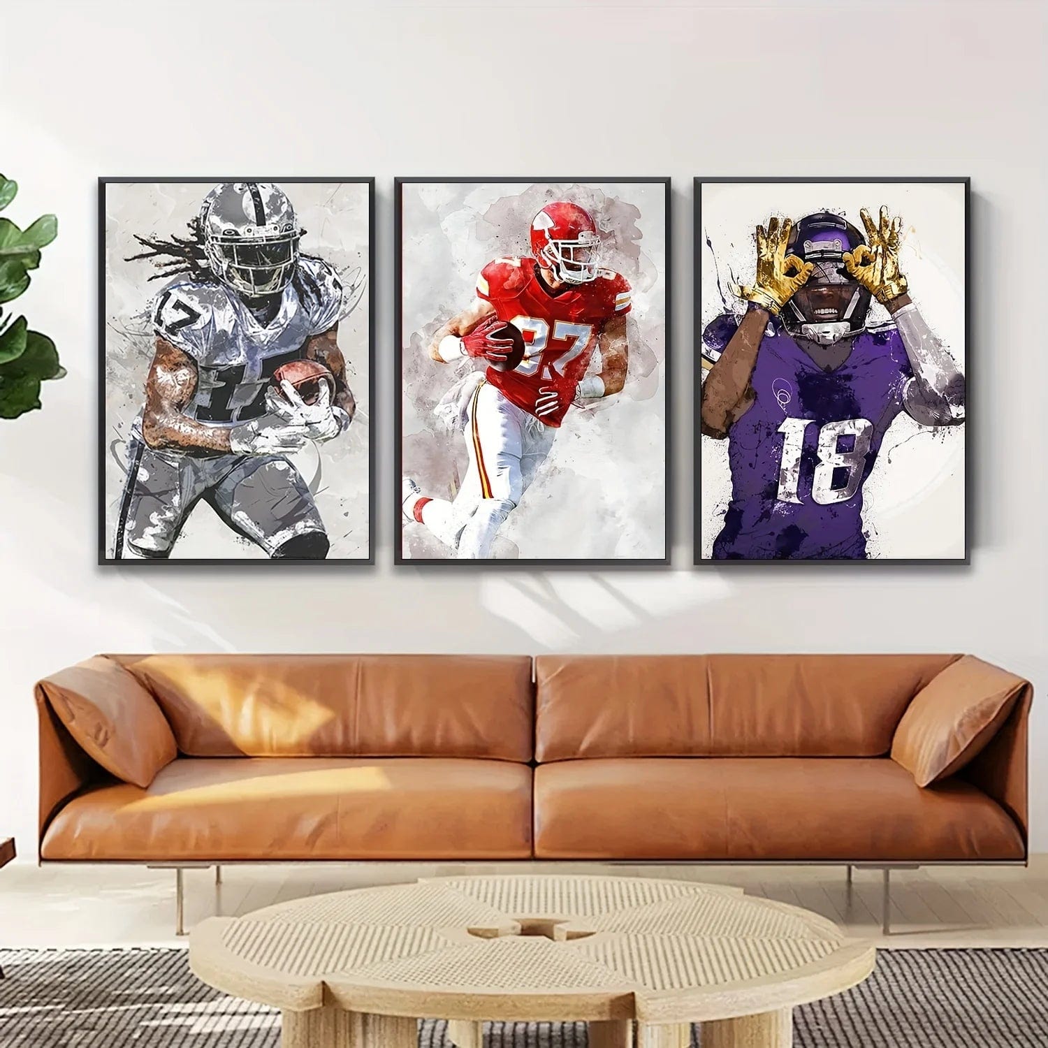 Canvanation Affiche Football Americain All Star