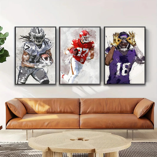 Canvanation Affiche Football Americain All Star