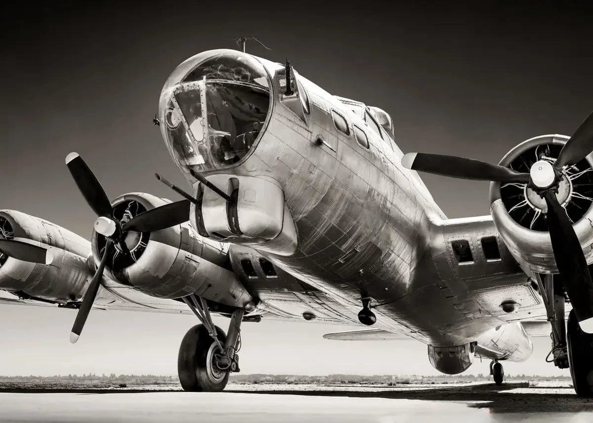 Canvanation 7 / 50x70cm Affiche Poster Avion Vintage