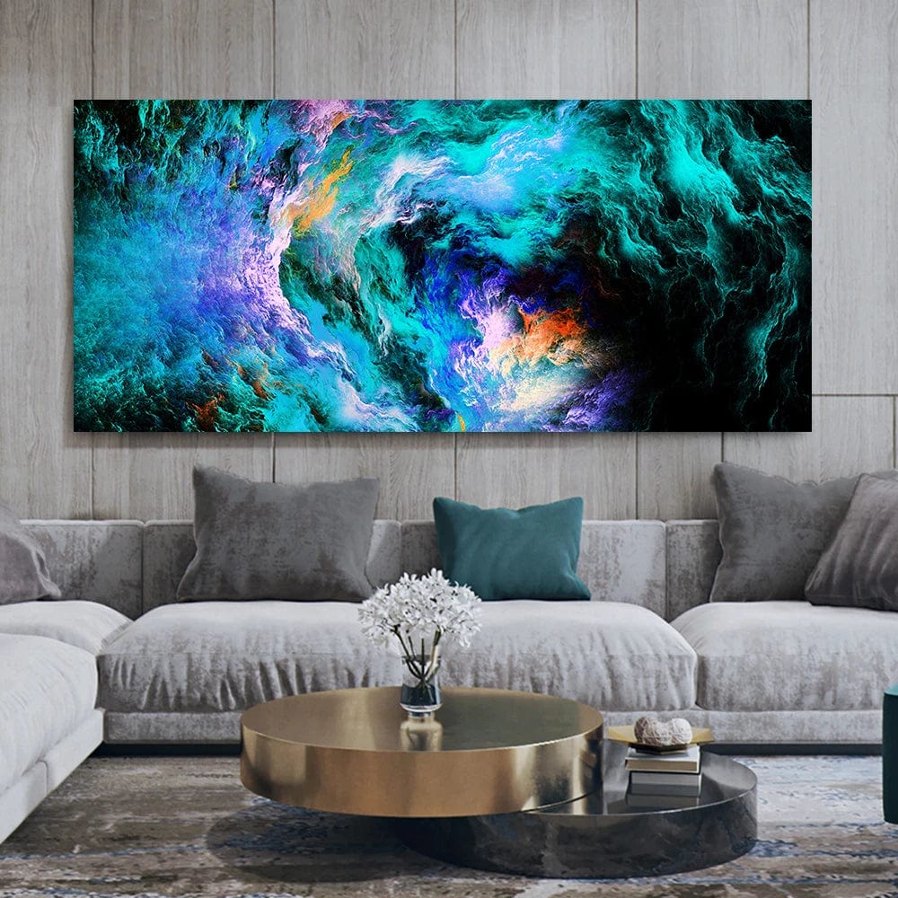 Canvanation QP10215-I / 80x185cm Affiche Peinture Abstraite Moderne