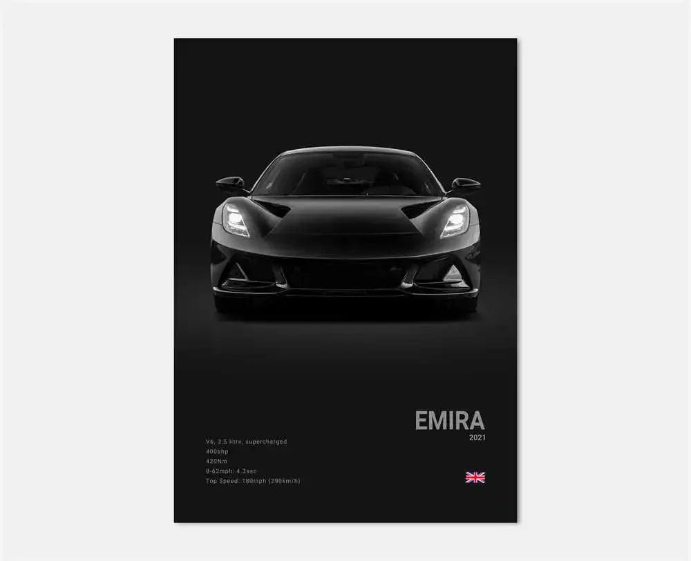 Canvanation 9 / 50x70cm Affiche Voiture De Sport