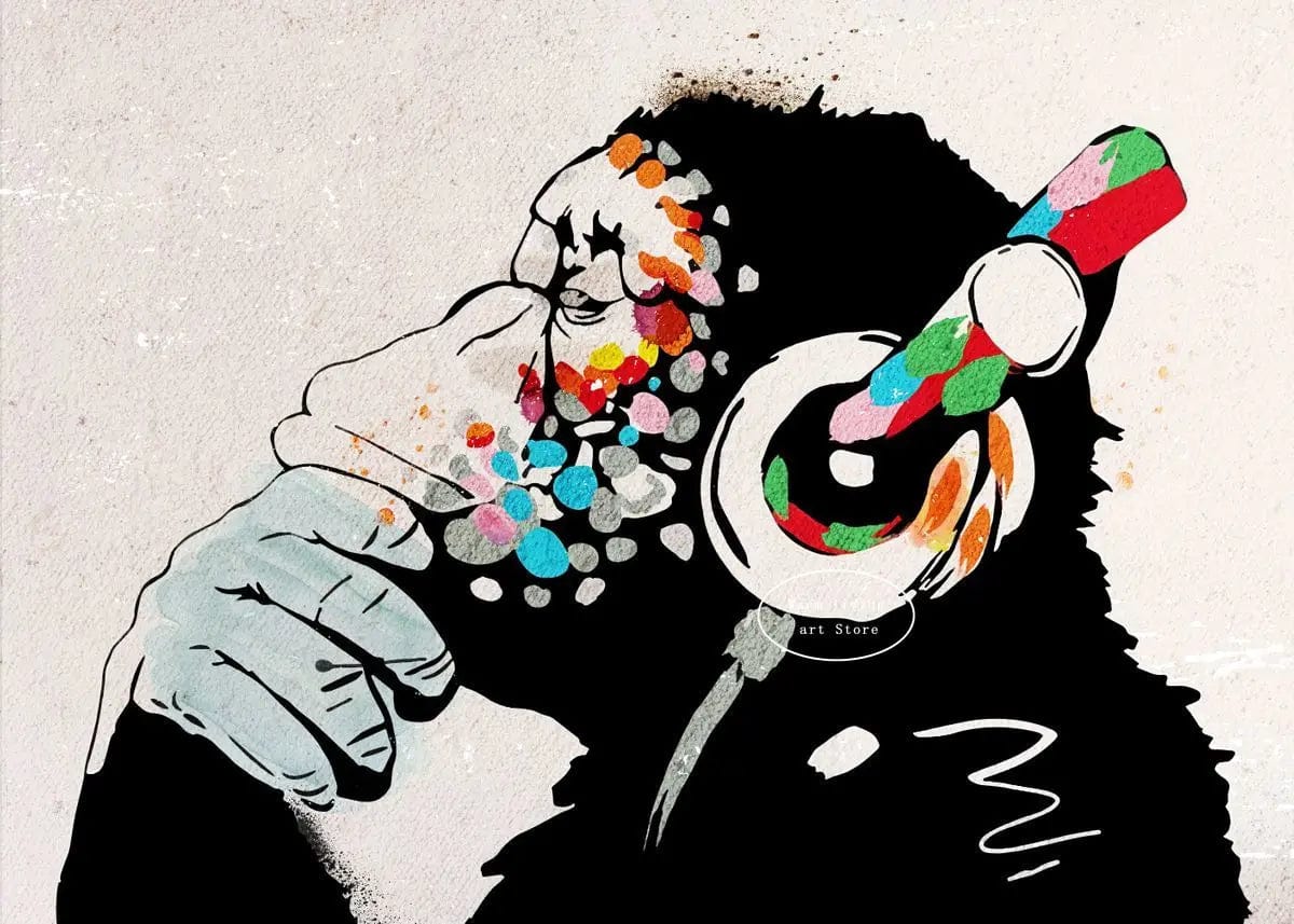 Canvanation Affiche Banksy Street Art Chambre