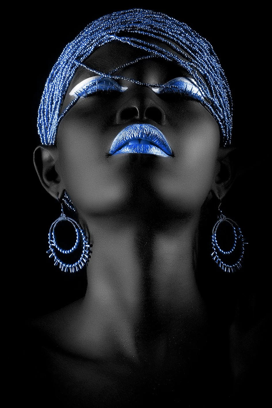 Canvanation PC 60165 / 70x100cm Affiche Femme Africaine Noir Coloré