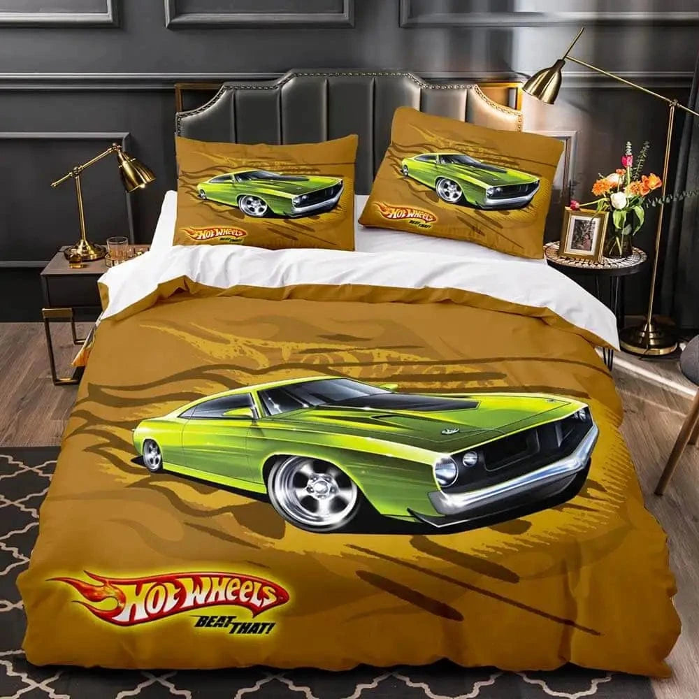 Canvanation 11 / UK Single Housse De Couette - Hot Wheel 3D