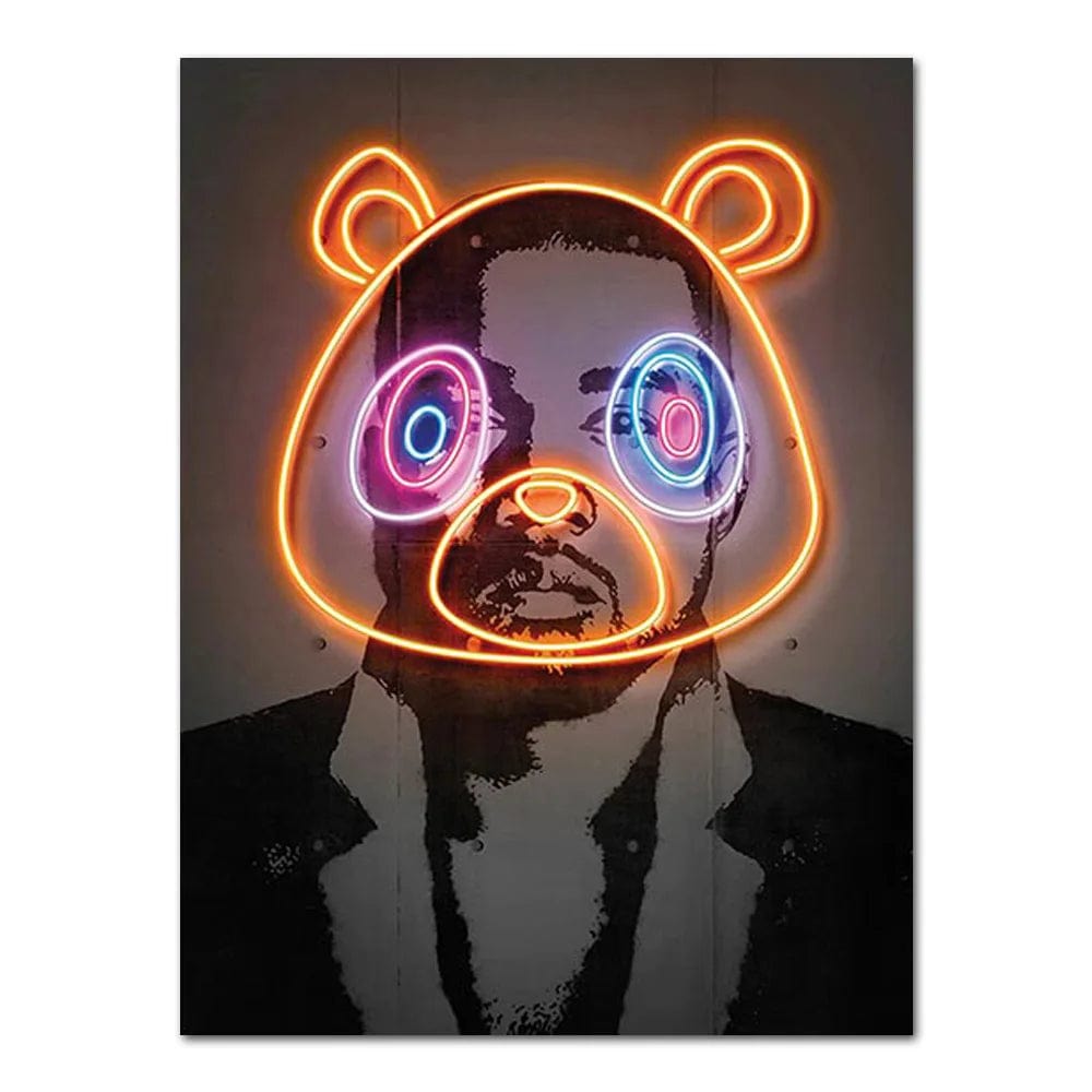Canvanation Style5 / 40X60cm Affiche Neon Rap Pop Art