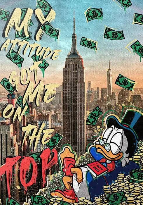 Canvanation PF12438 / 50x70cm Affiche Graffiti Fashion Mickey Mouse