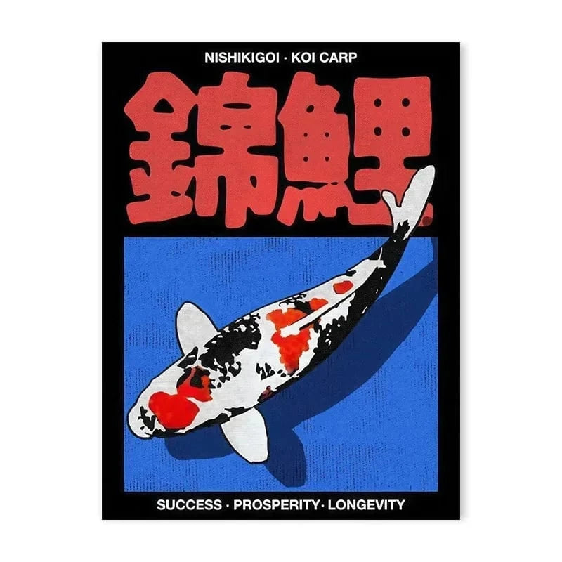 Canvanation 09 / 40x60cm Affiche Japonais Vintage Abstrait Open Your Mind
