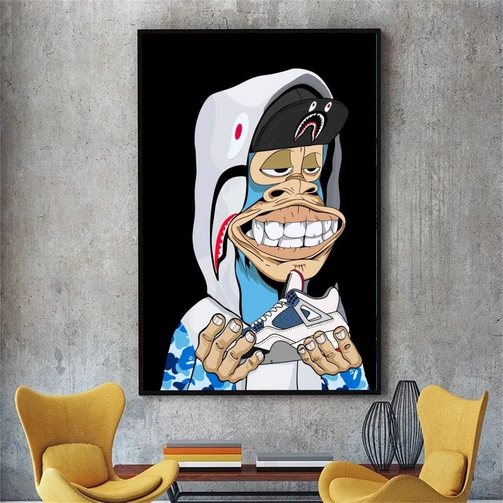 Canvanation z3 / 30x45cm Poster Ape Sneaker