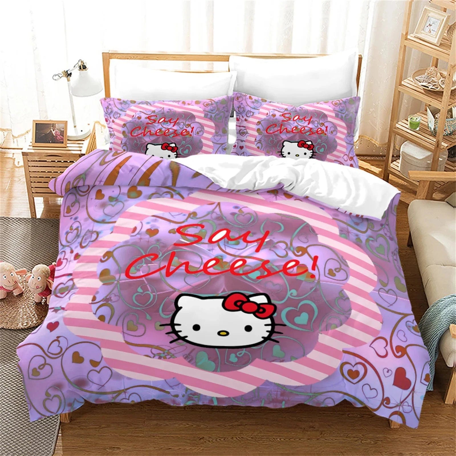 Canvanation 7 / 180x210cm Housse De Couette - Hello Kitty