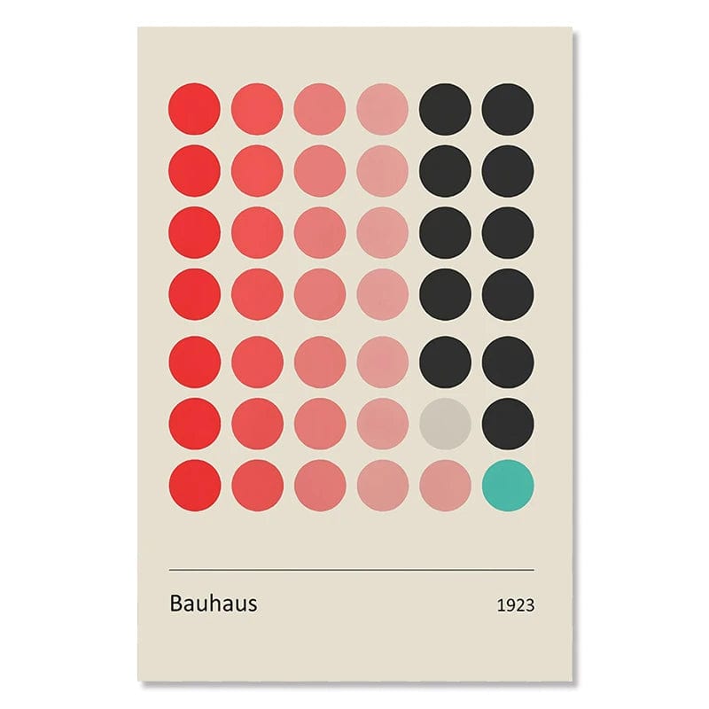 Canvanation 52 / 30x40cm Affiche Peinture Moderne Bauhaus