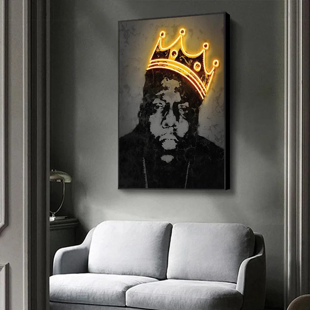 Canvanation Affiche Neon Rap Pop Art