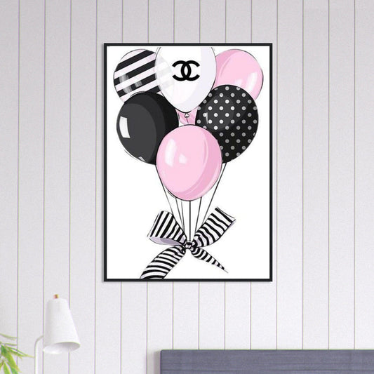 Canvanation Print Material 70x100 cm / 28x40″ Tableau Chanel Ballons