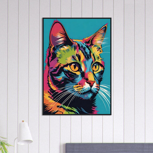 Canvanation Print Material 70x100 cm / 28x40″ Tableau Chat Pop Art Explosion
