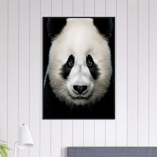 Canvanation Print Material 70x100 cm / 28x40″ Tableau Photo Noir Et Blanc-Animaux-Panda
