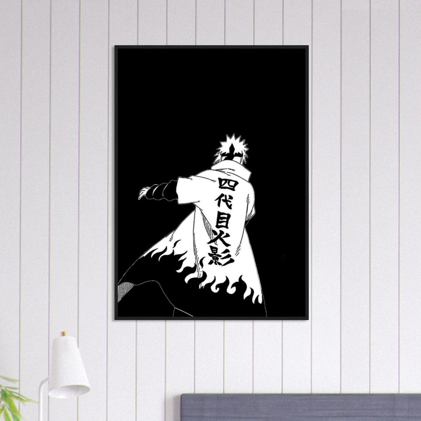 Canvanation Print Material 70x100 cm / 28x40″ Tableau Photo Noir Et Blanc-Anime-Naruto