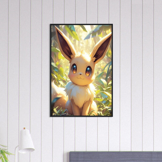 Canvanation Print Material 60x90 cm / 24x36″ Tableau Pokémon Evoli - Chambre Bébé