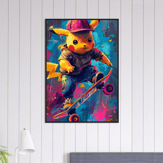 Canvanation Print Material 70x100 cm / 28x40″ Tableau Pokémon Pop Art Skate