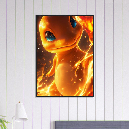 Canvanation Print Material 70x100 cm / 28x40″ Tableau Pokémon Salameche