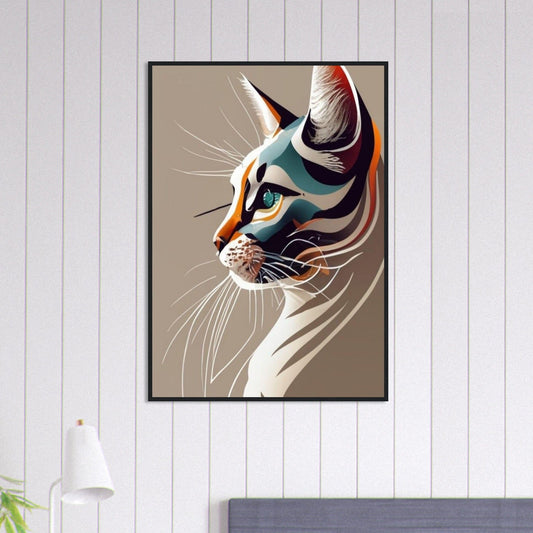Canvanation Print Material 70x100 cm / 28x40″ Tableau Pop Art Chat Félin