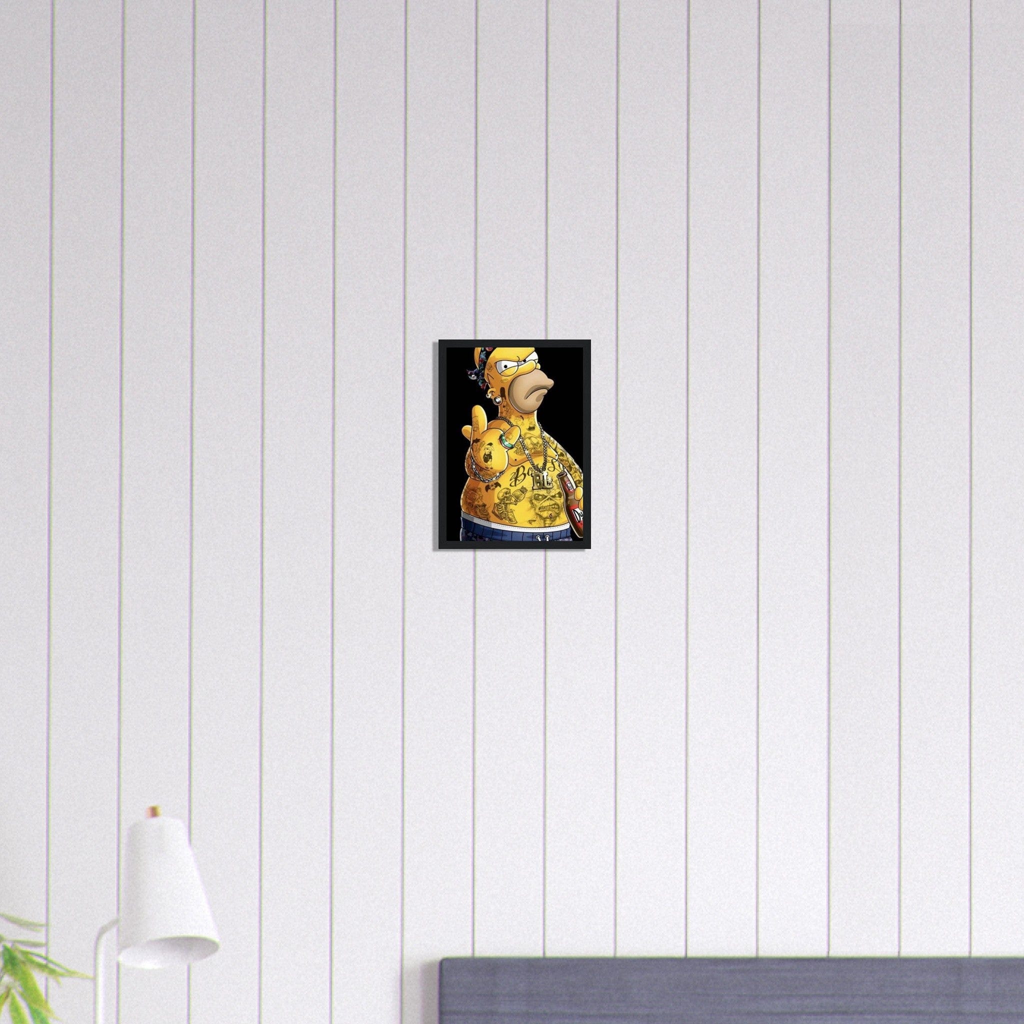 Canvanation Print Material A4 21x29.7 cm / 8x12″ Tableau Simpson Tatoué