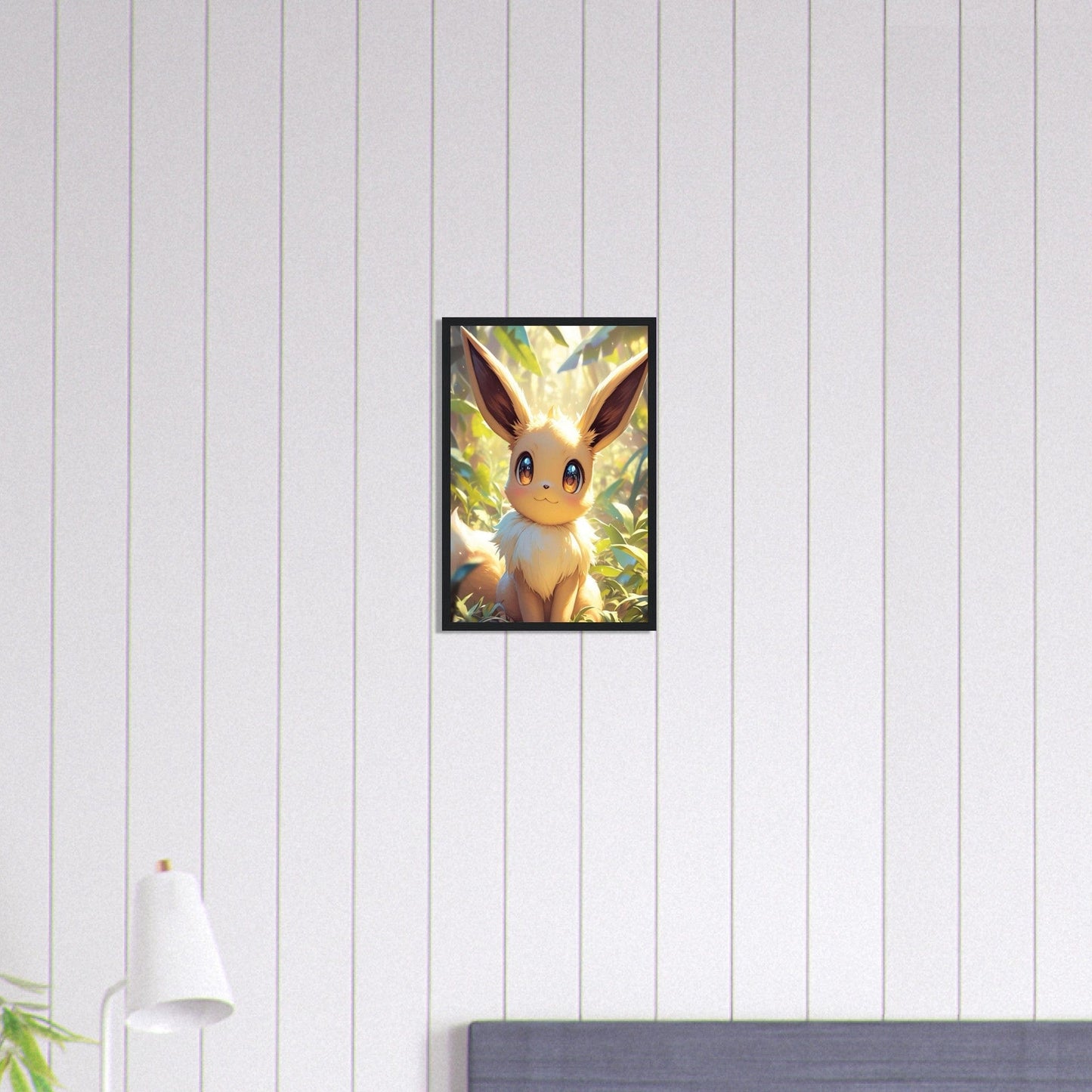 Canvanation Print Material 30x45 cm / 12x18″ Tableau Pokémon Evoli - Chambre Bébé