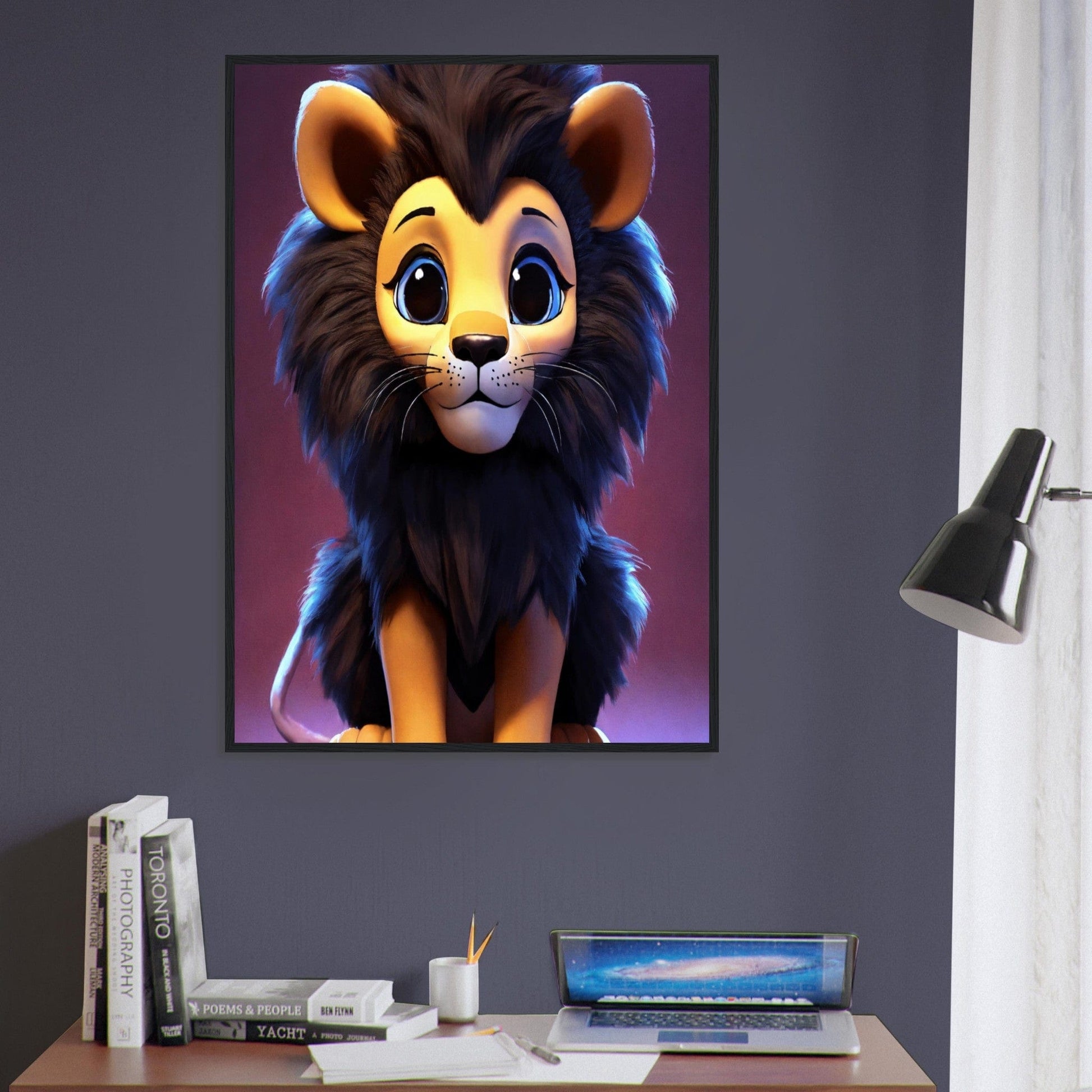 Canvanation Print Material Tableau Lionceau Futur Souverain