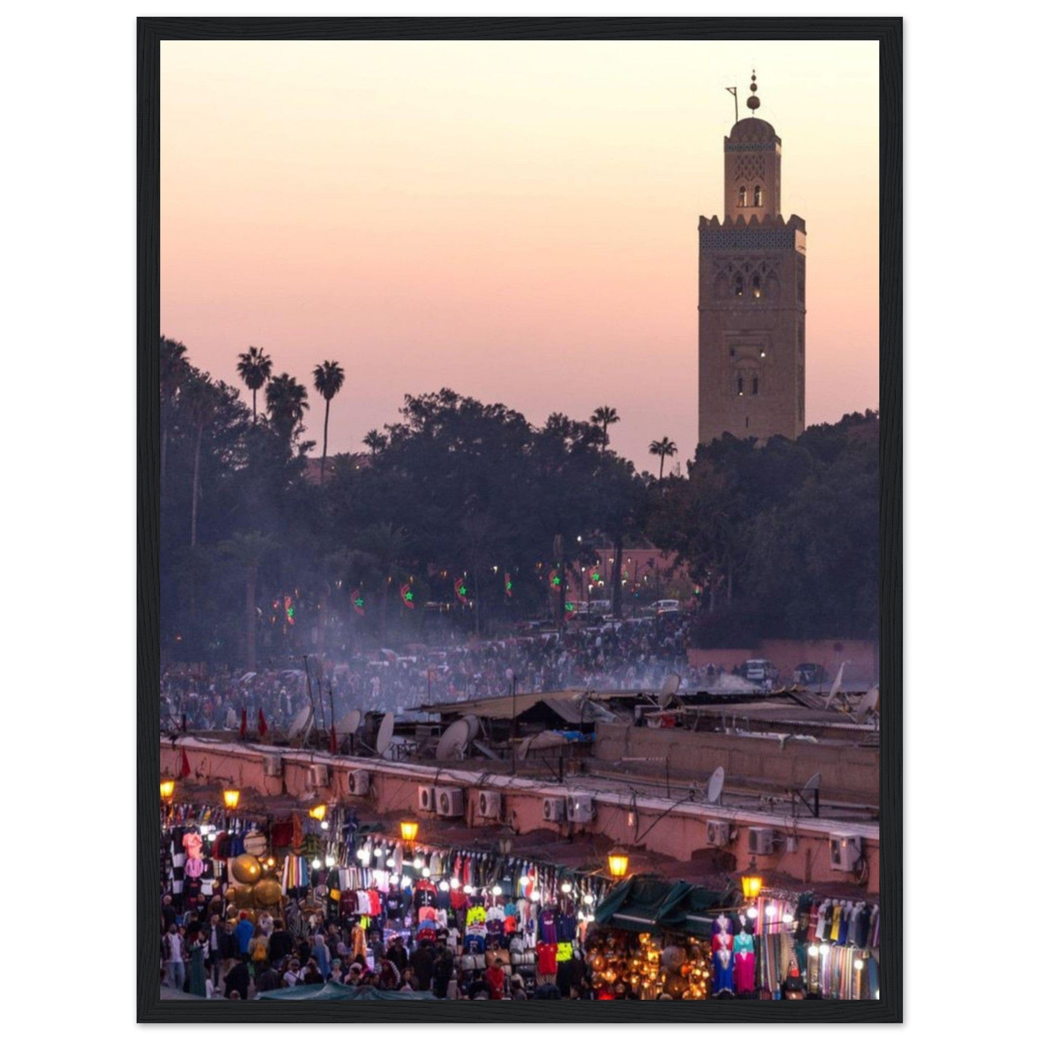 Canvanation Print Material 45x60 cm / 18x24″ Paysage Marocain En Peinture