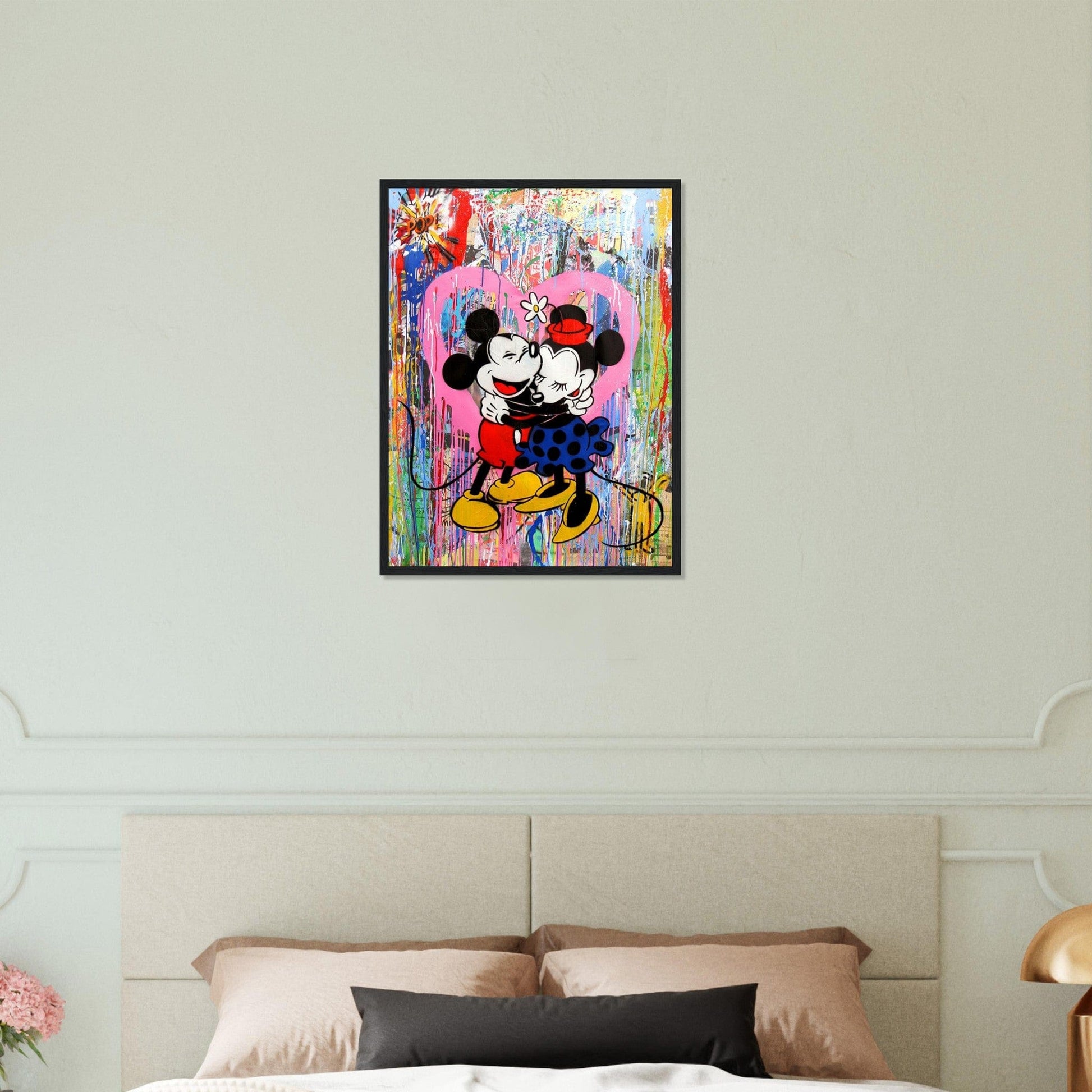 Gelato Print Material Minnie Mickey Tableau