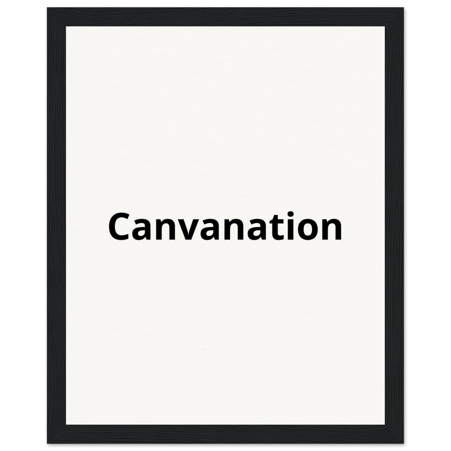 Canvanation Print Material 20x25 cm / 8x10″ / Cadre noir Tableau Personnalisé
