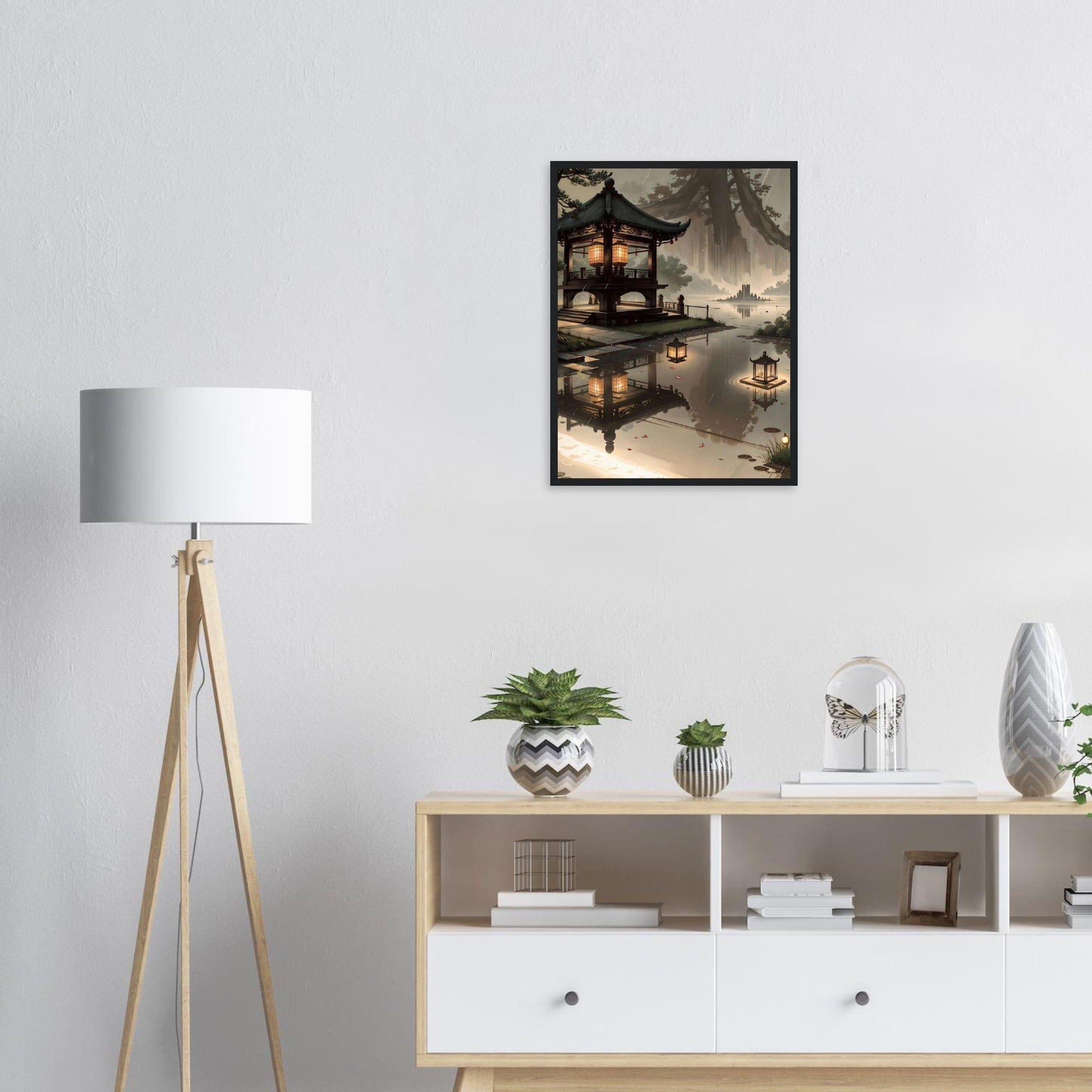 Canvanation Print Material Tableau Japon Paysage Luminaire