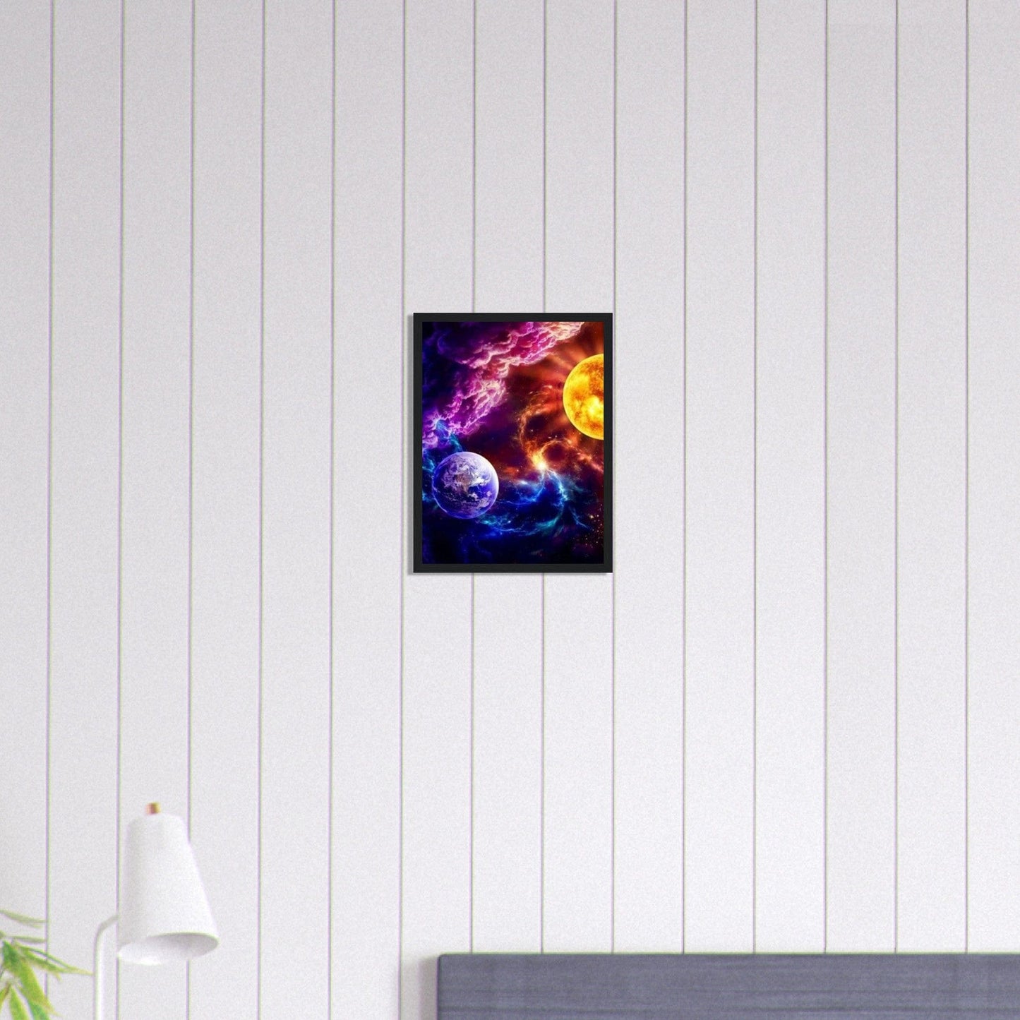 Canvanation Print Material 30x40 cm / 12x16″ Tableau Planete Éclats d'Étoiles