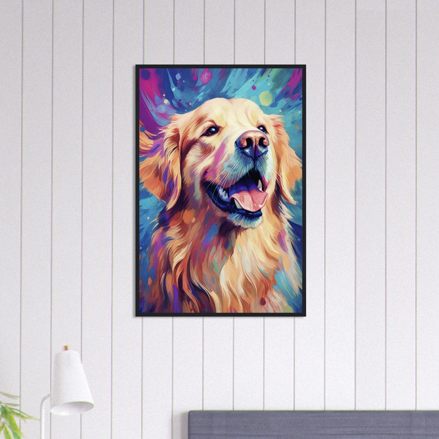 Canvanation Print Material 60x90 cm / 24x36″ Tableau Chien - Amitié sans mots